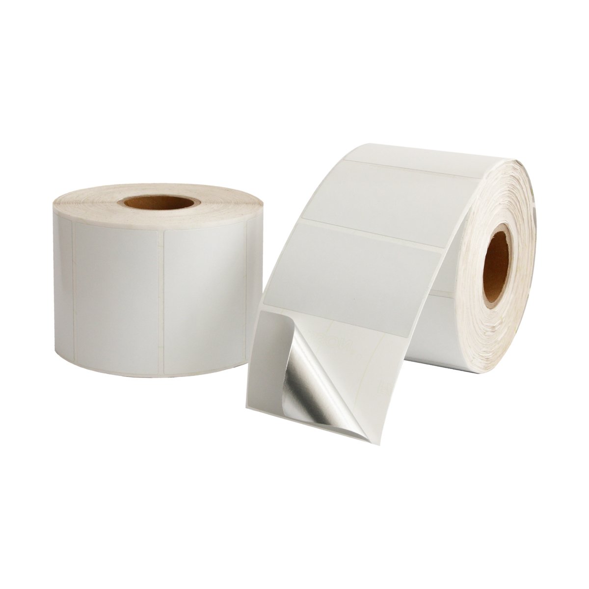 Fastyre Rulo Etiket 10X10CM (Metalize/Gri Yapışkan) - Lastik Etiketi - Görsel 3