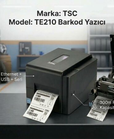 TSC TE210 Termal Transfer Barkod & Etiket Yazıcı